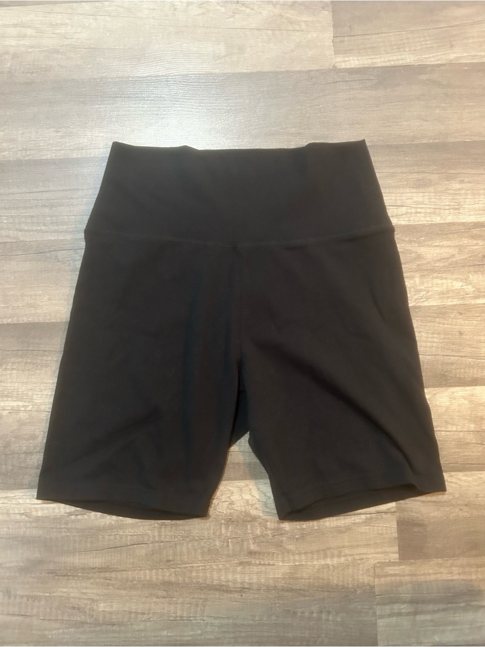 aerie Black High-Rise Bike Shorts